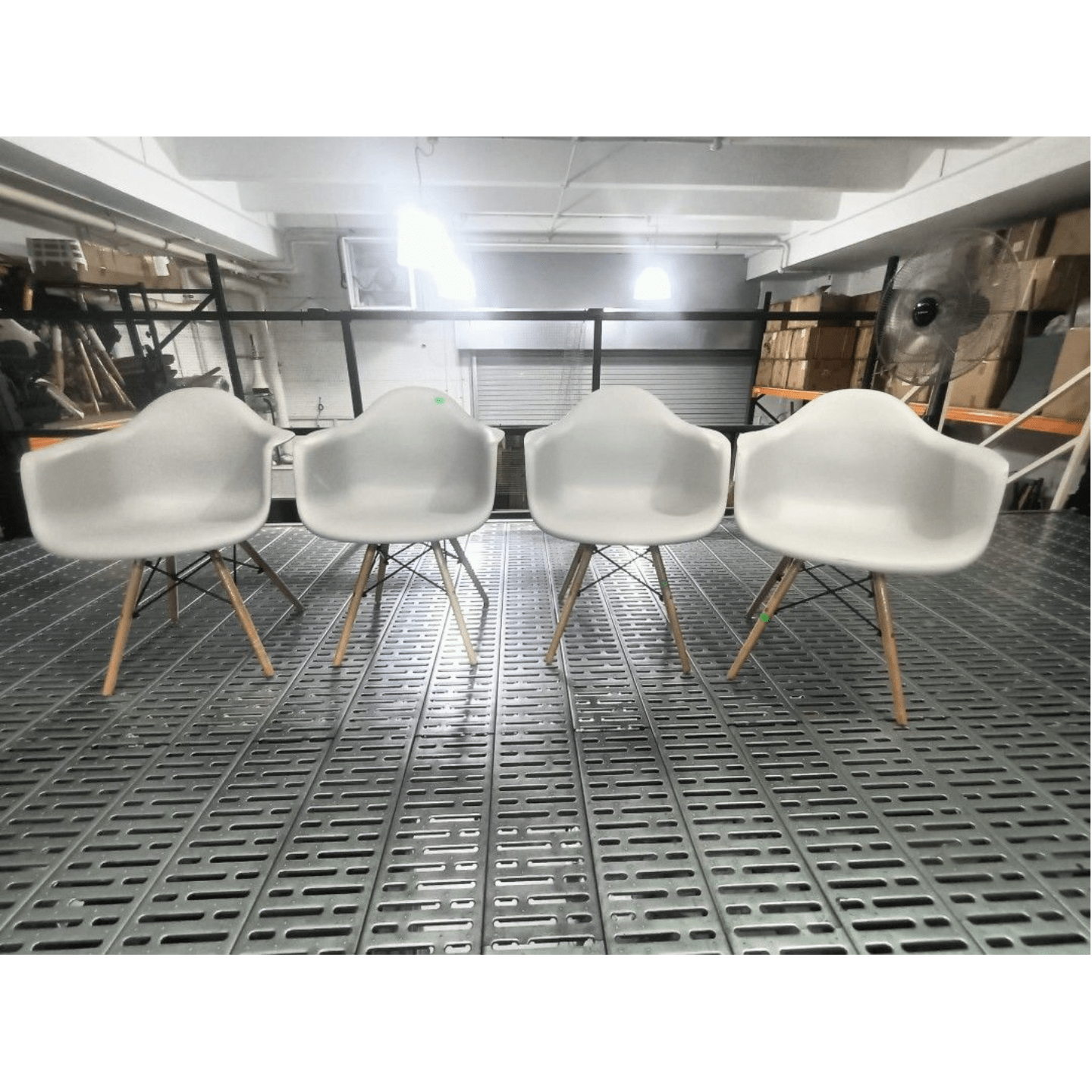 4 x RAYZ Armchairs in LIGHT GREY