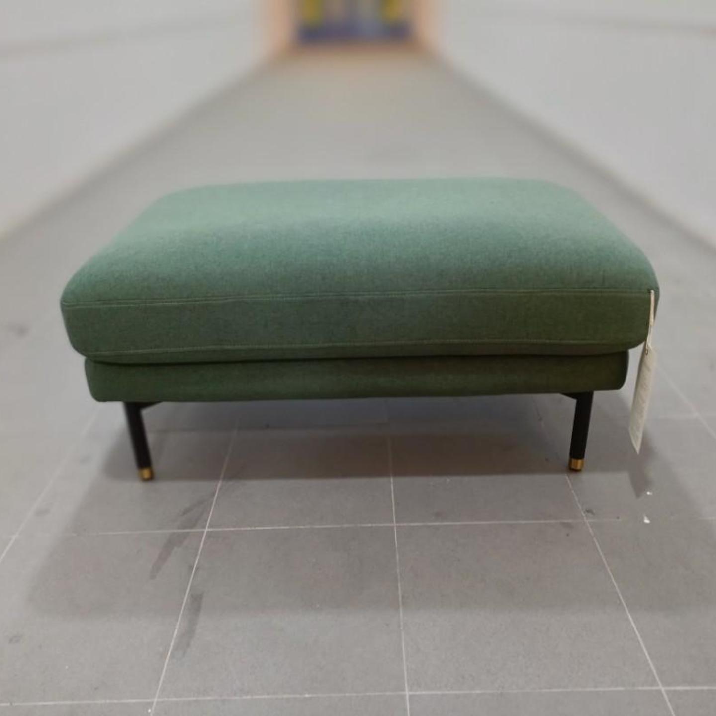 GAESUNG Ottoman in EMERALD GREEN FABRIC
