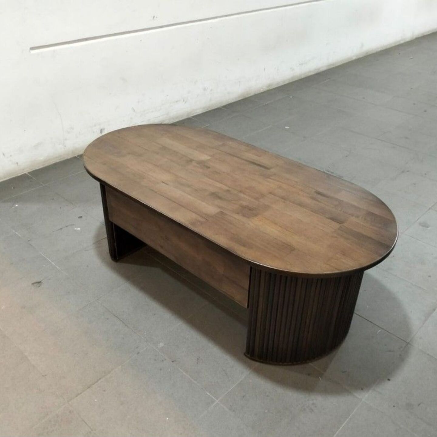 ASCENDAS Flip Top Solid Wood Coffee Table in WALNUT