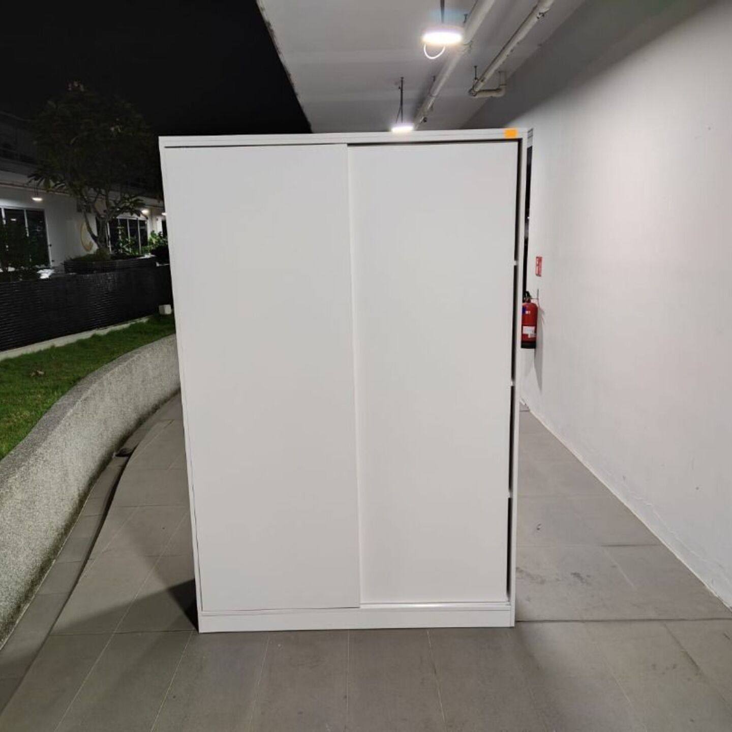 SUBAR 1.2M Sliding Door Wardrobe in WHITE