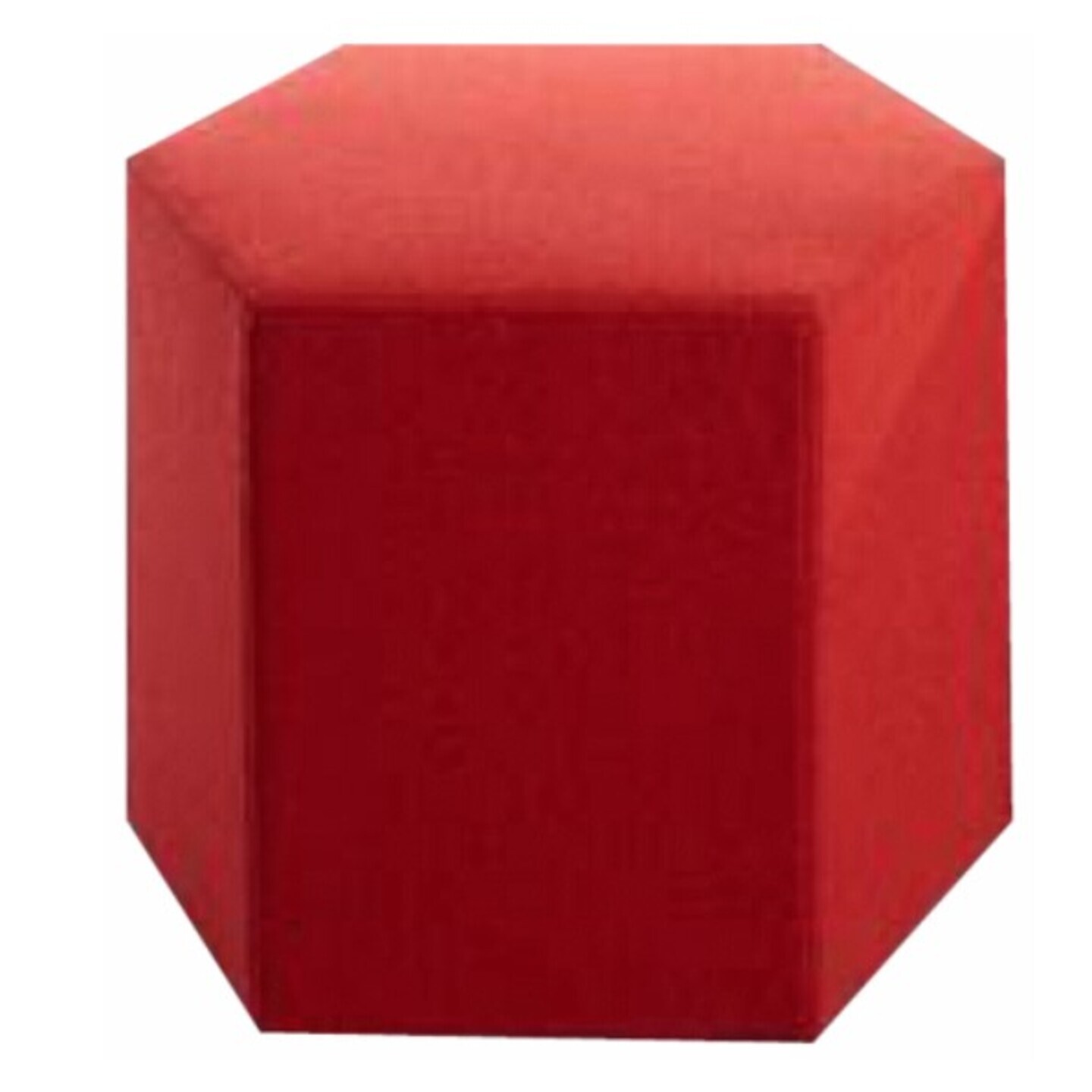 Hexagon pouffe