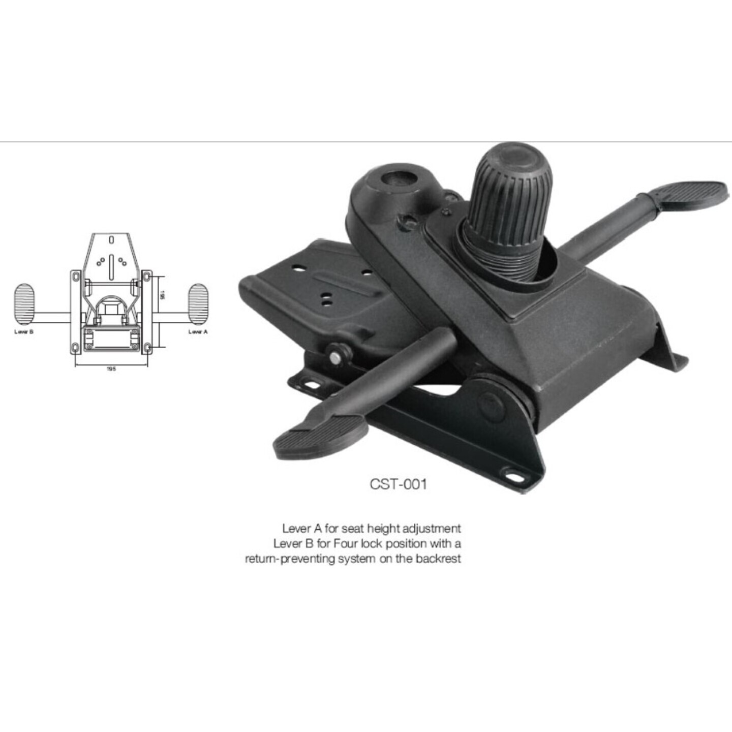 Anytime Locking Knee Tile Synchro 