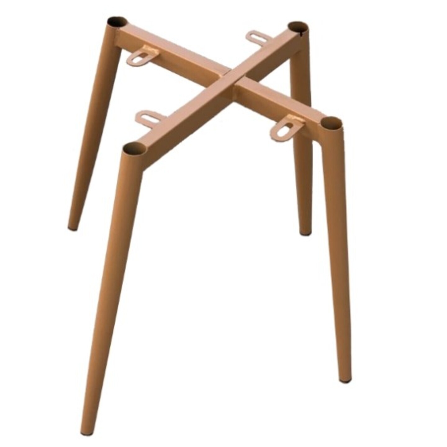 Metal Wood Color Powder Coated Base