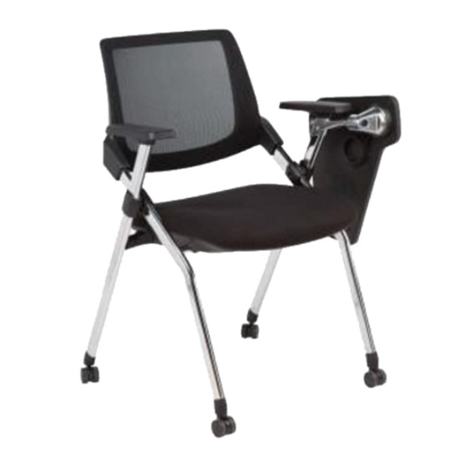 Dora tablet chair in chrome