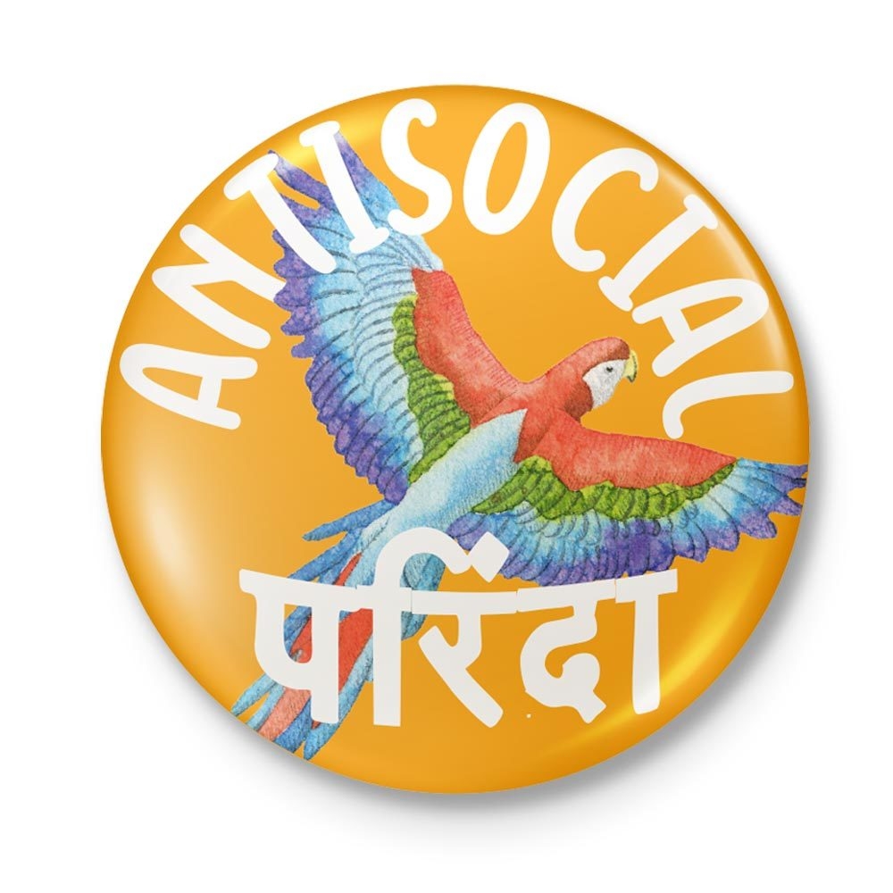 Antisocial Parinda Badge + Magnet