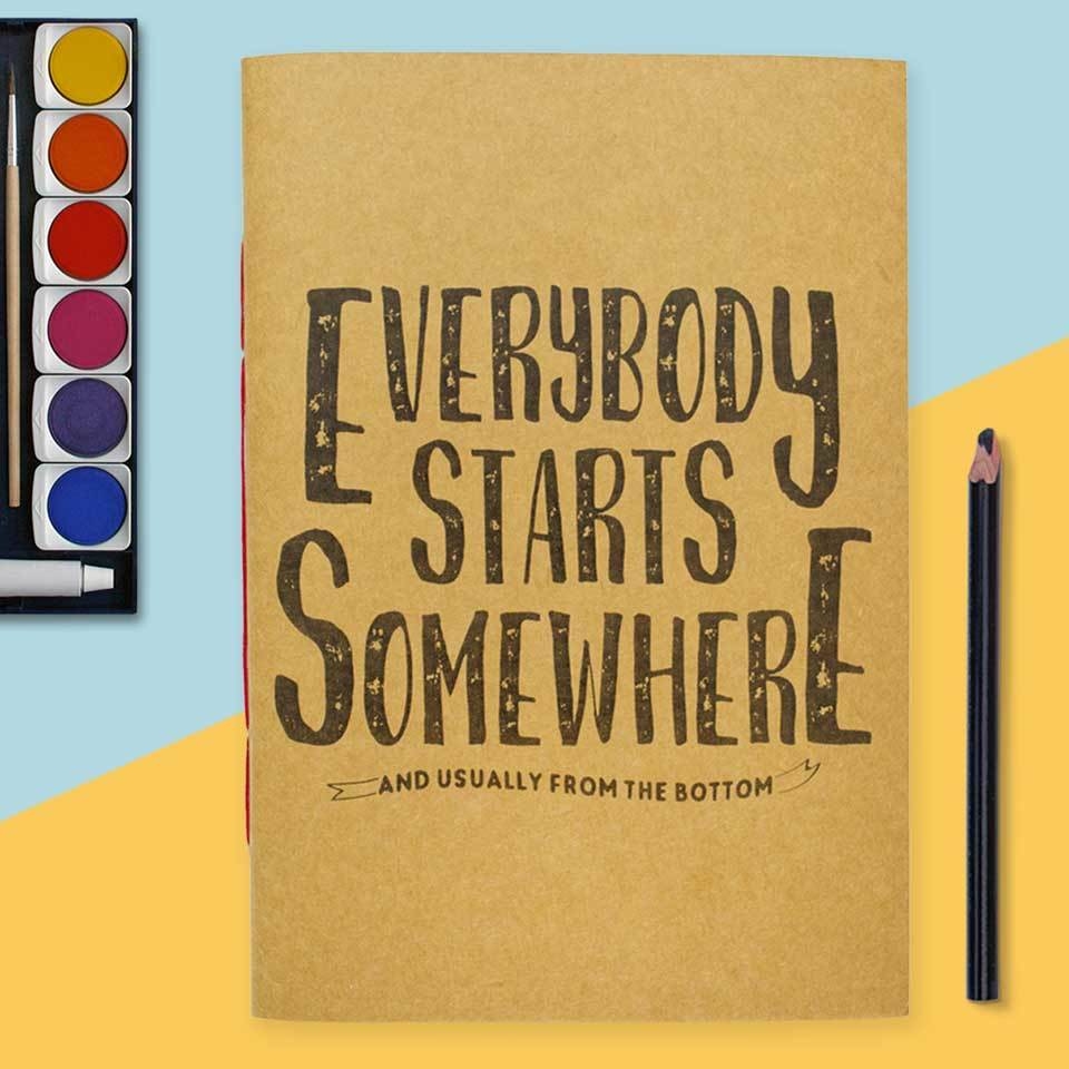 Start Somewhere Doodlebook A5