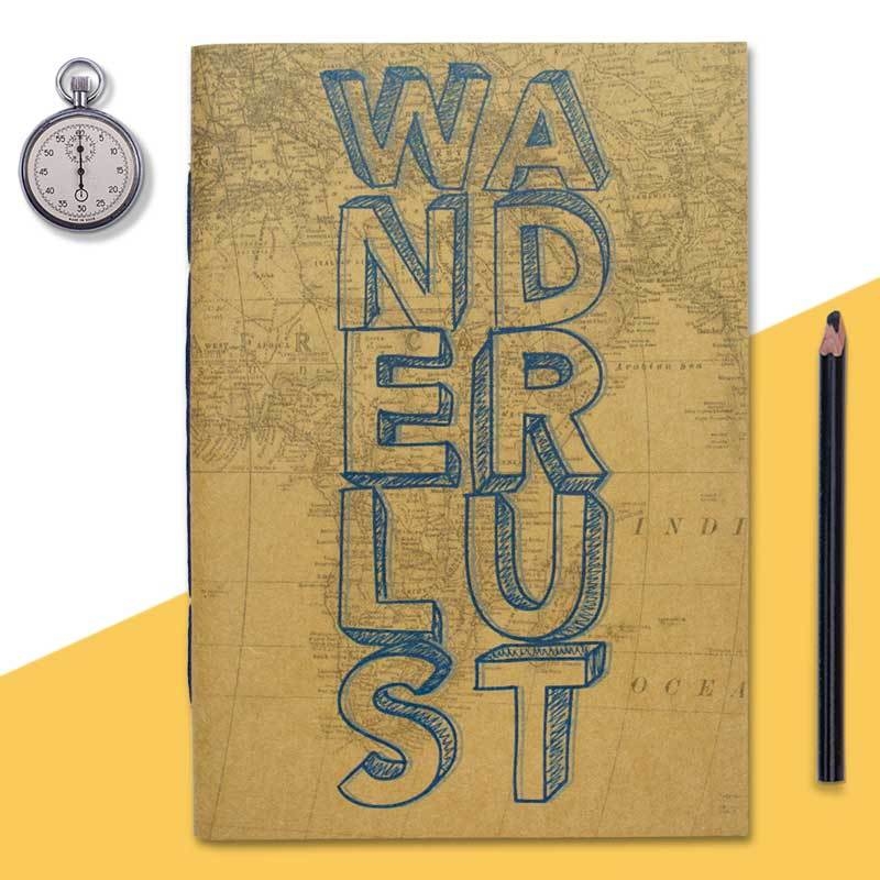 Wanderlust Doodlebook A5