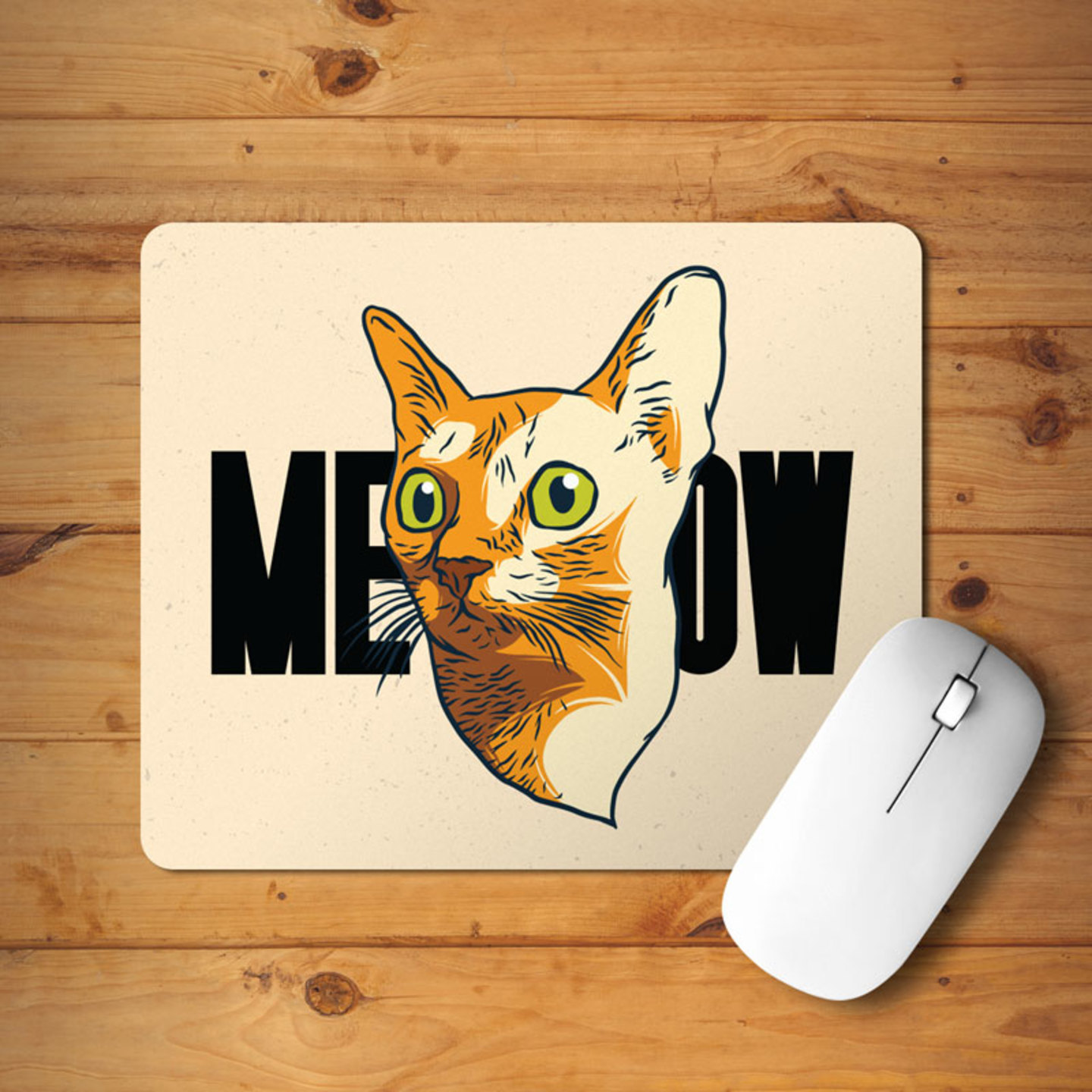 Ink and Graphite - Meow Mouse Pad