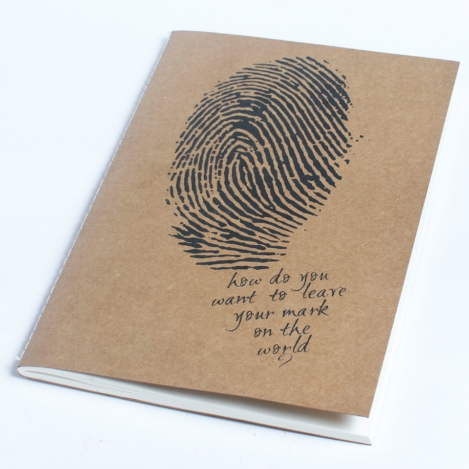 Leave A Mark Kraft Notebook