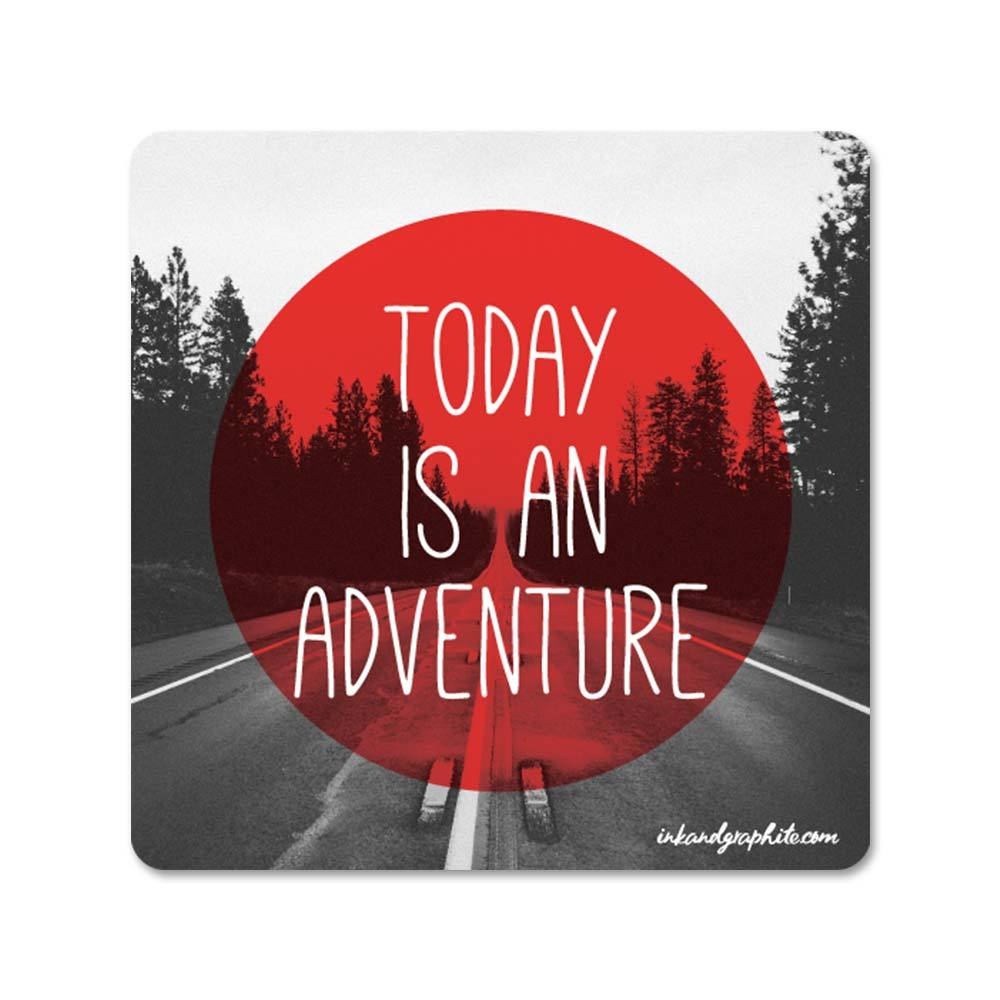 Adventure Fridge Magnet