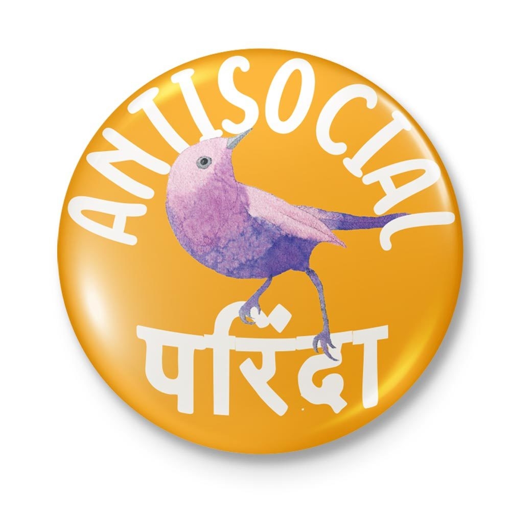 Antisocial Parinda Badge + Magnet