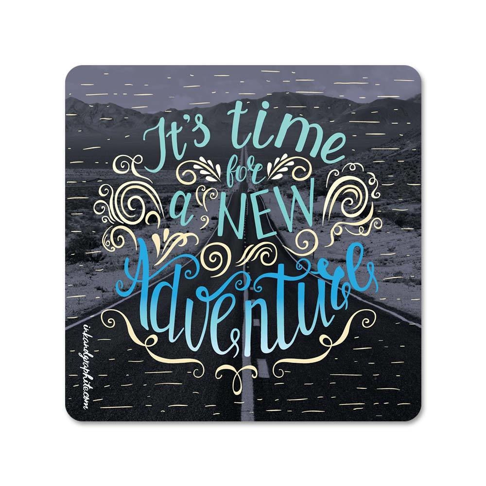 Time for  Adventure Fridge Magnet