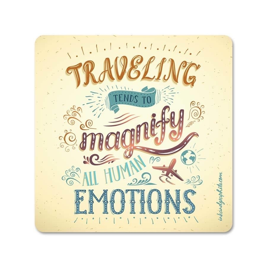 Time for Travel Fridge Magnet