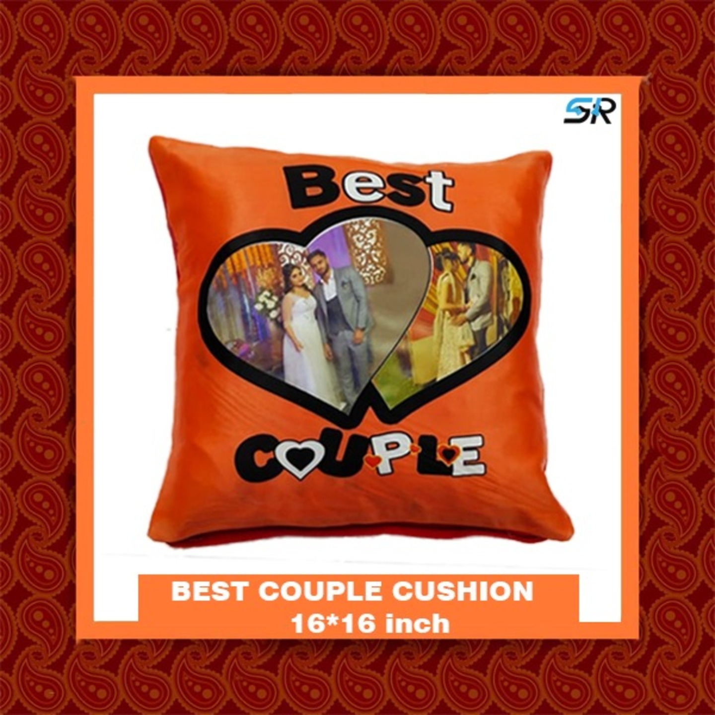 BEST COUPLE PRINTED CUSHION