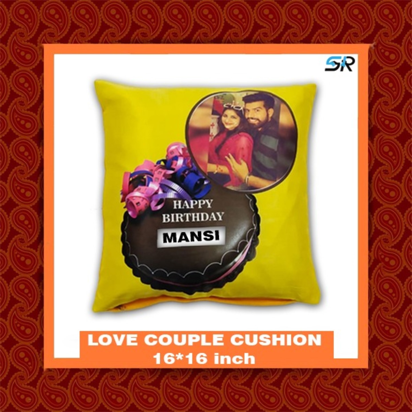 HAPPY BIRTHDAY PRINTED CUSHION