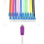 Smiley Micro USB Colour Changing Cable