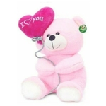 Rbotronics I Love You Balloon Teddy Bear in 30 cm ( Pink)