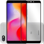 11D Tempered Glass Full Edge-to-Edge Screen Guard For Xiaomi Redmi 6 (Black)