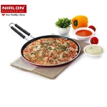 Nirlon Non-Stick 5mm Dosa Tawa, Product Weight ~885gm, Package Weight 1139gm, Non-Induction, Wire Handle (5mm_FT12wireHandle) (28.5 cm)