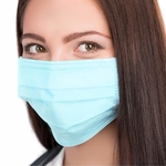 High Quality Disposable Face Mask for Coronavirus, 3 Ply Filter Breathable Safety Mask with Elastic Ear loop 25 Pcs