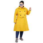 Yellow Colour Long Woolen Coat