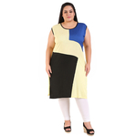Multi Colour Straight Rayon Kurti