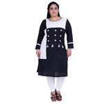 Multi Colour Straight Rayon Kurti