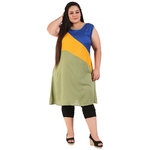 Multi Colour Straight Rayon Kurti
