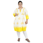 Multi Colour Straight Cotton Feeding Kurti