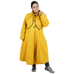 Yellow Colour Long Woolen Coat