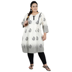 Multi Colour Straight Cotton Feeding Kurti