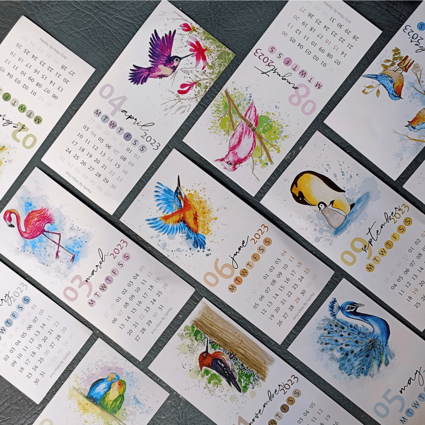 Bookmark Calendar 2023
