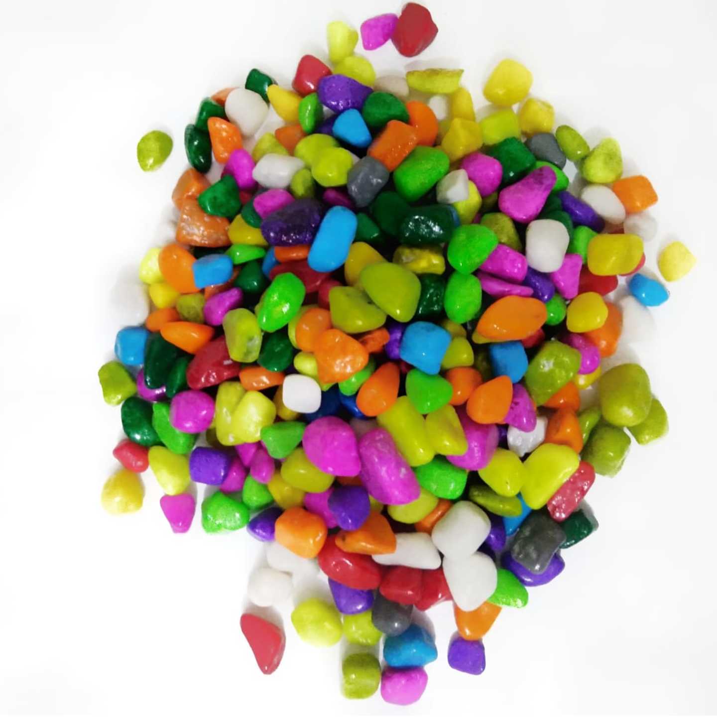 Decorative multicolored stones for home and decor  2 kg pack