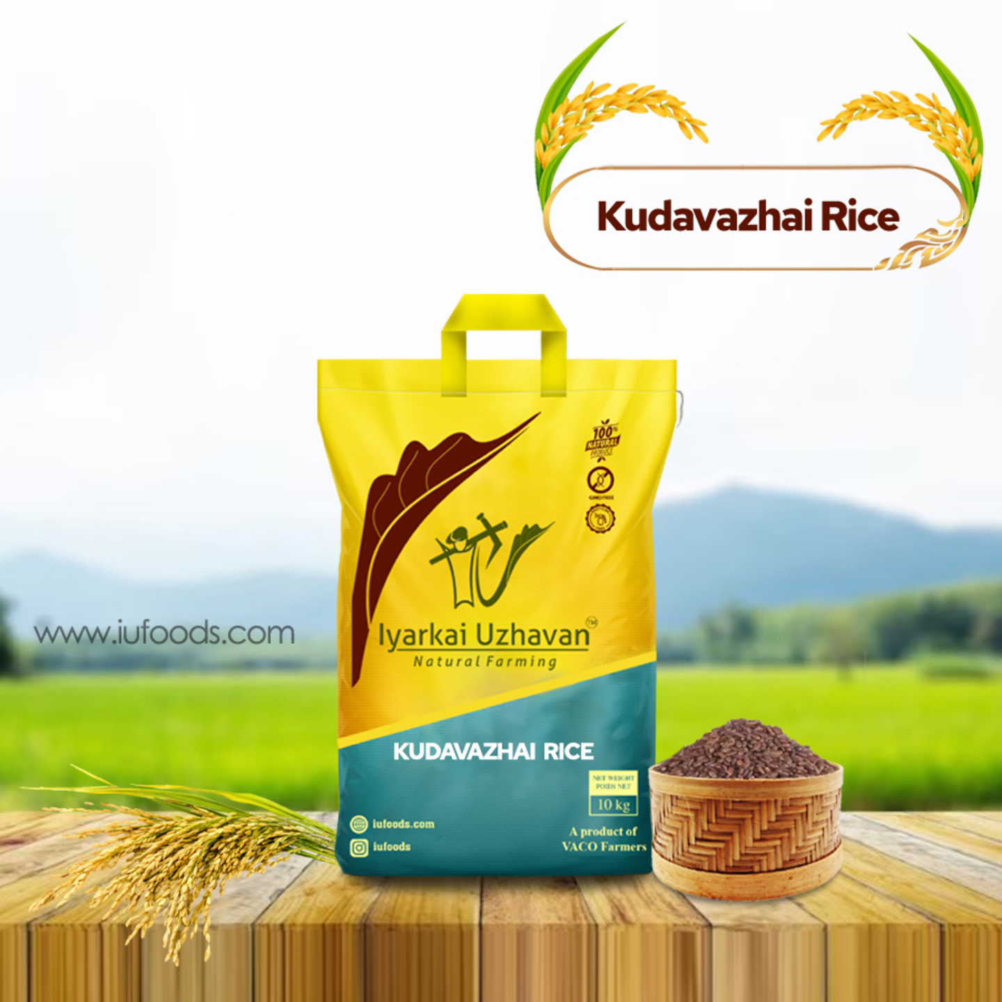  Kudavazhai Rice (குடவாழை அரிசி)