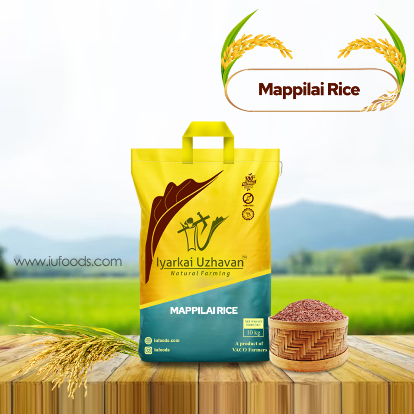 Mappilai Samba Rice (மாப்பிள்ளை சம்பா அரிசி)