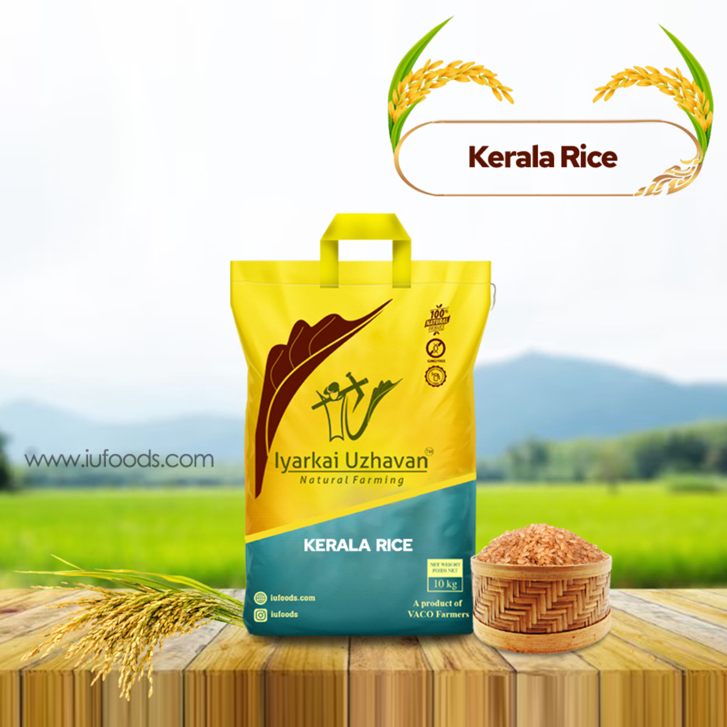 Kerala Mattai Rice (கேரளா மட்டை அரிசி)