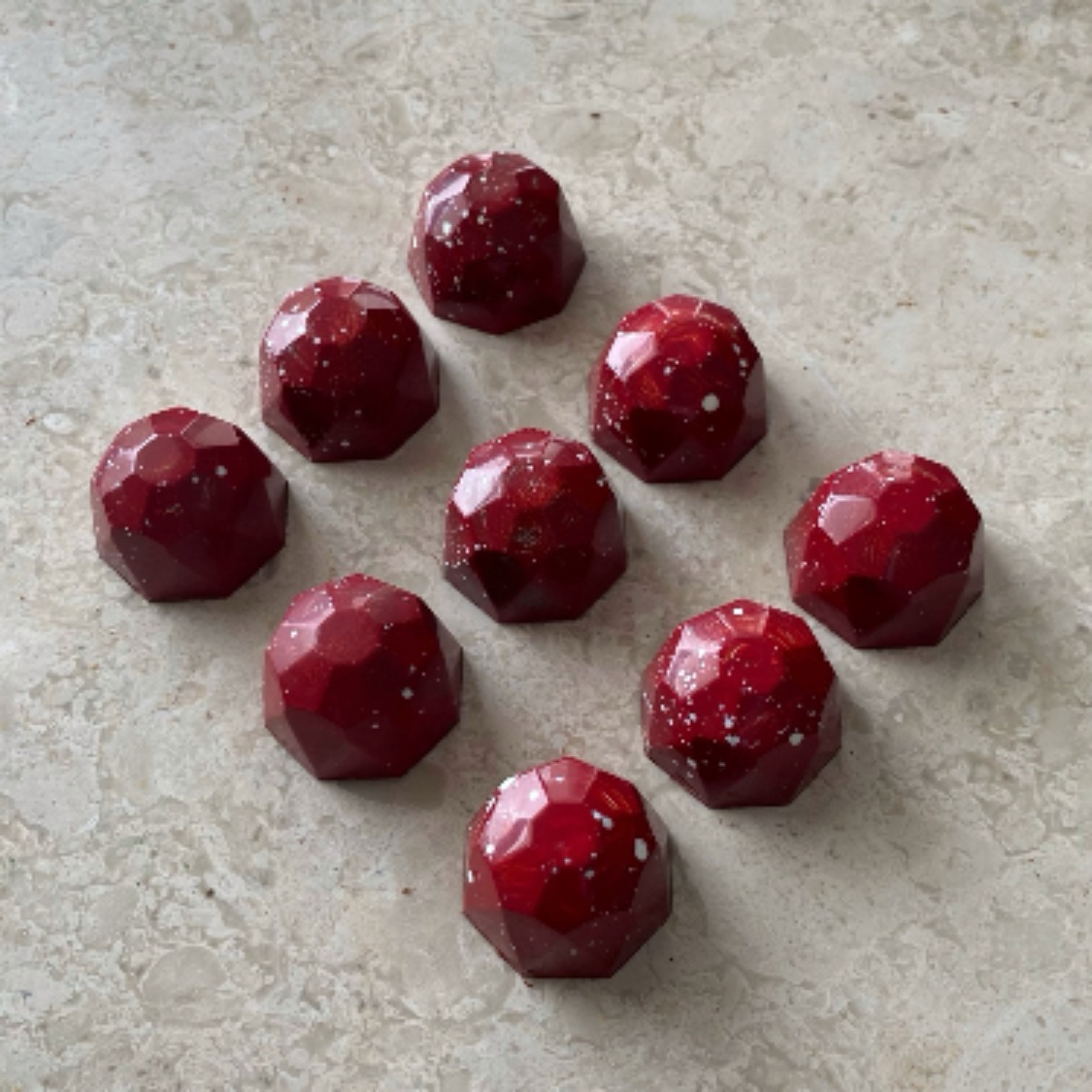 Raspberry cheesecake bonbons 