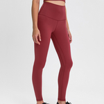 Essential Legging-Crimson