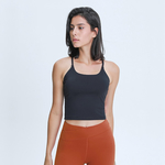 Movement Crop Top-Black