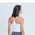 Movement Crop Top-White