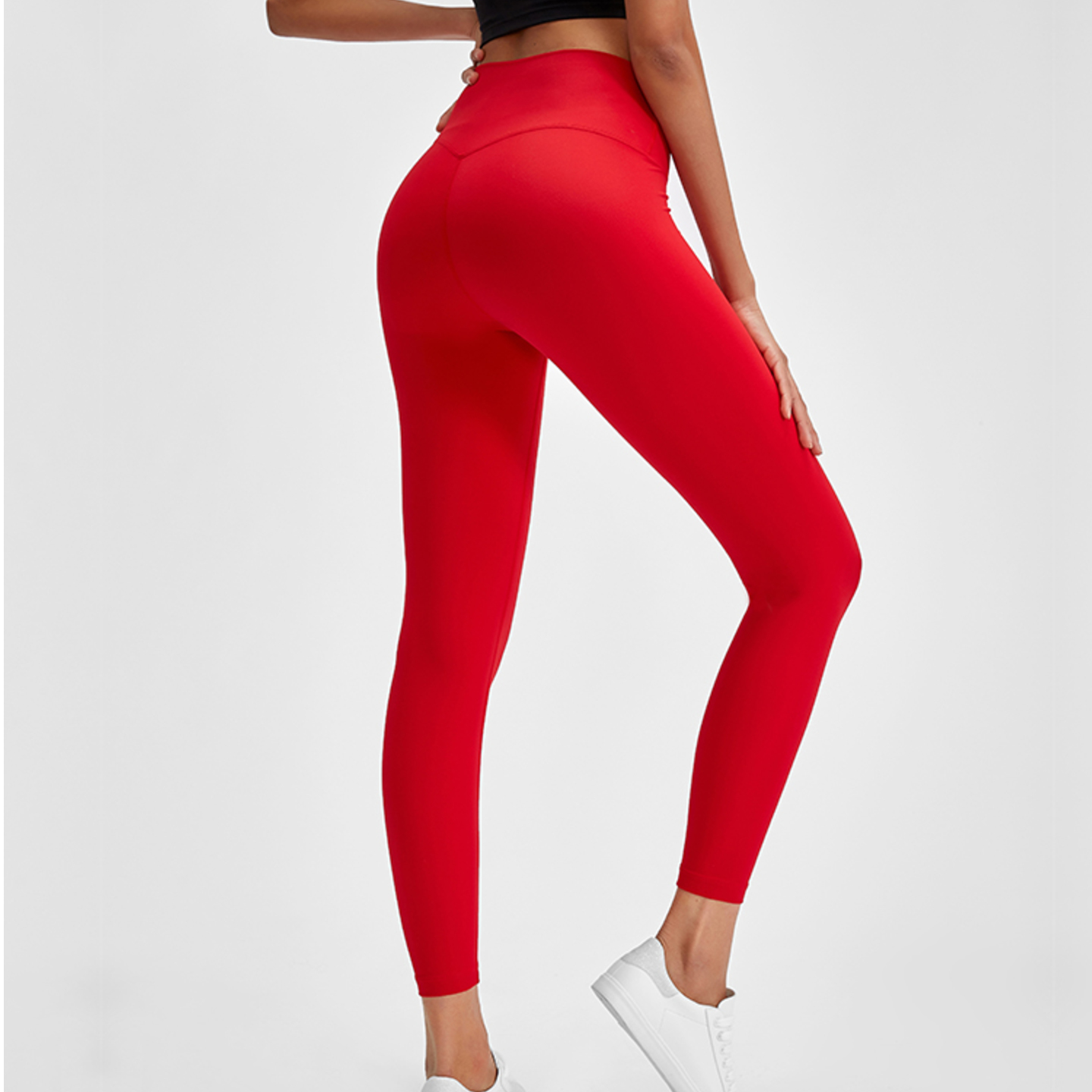 Essential Leggings-Lucky Red