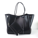 Large Essential Bag-Metallic Black