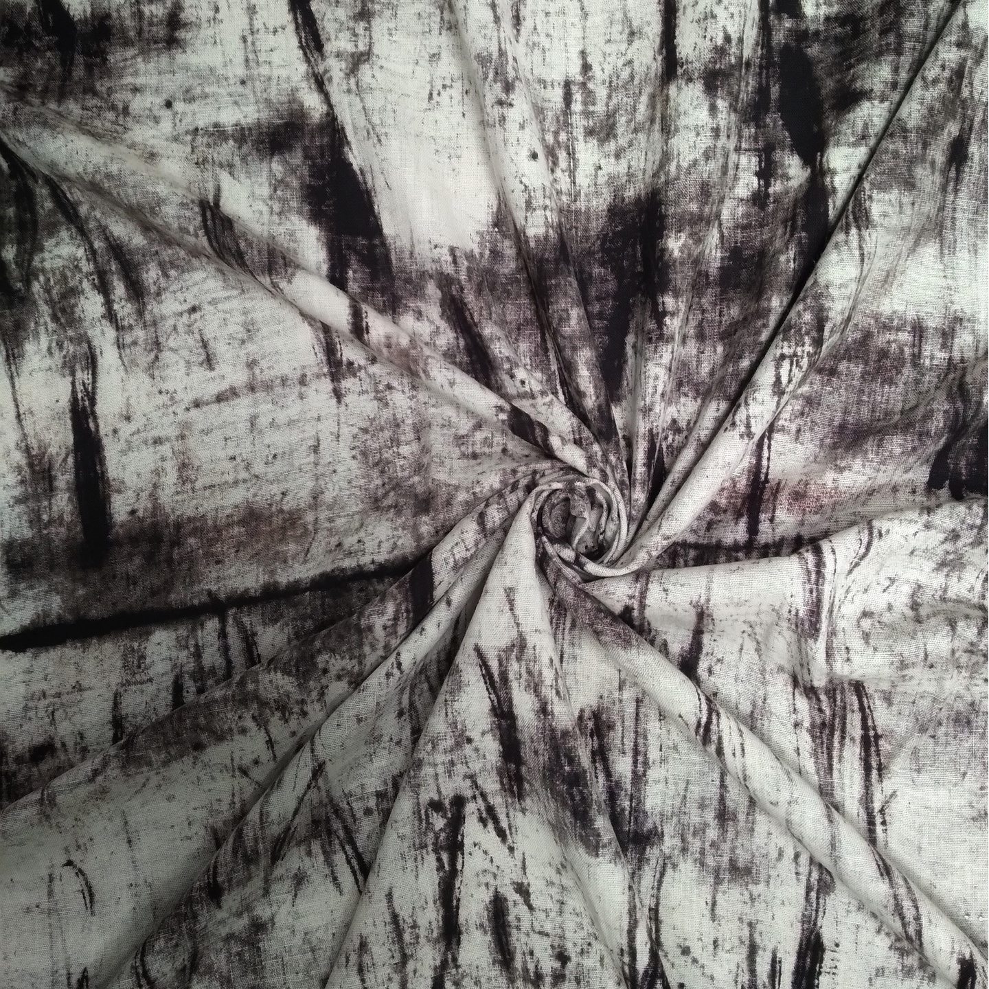 Black Abstract Printing 