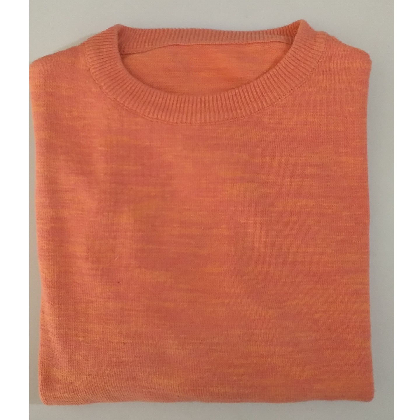 Peach - Orange Textured Tshirt