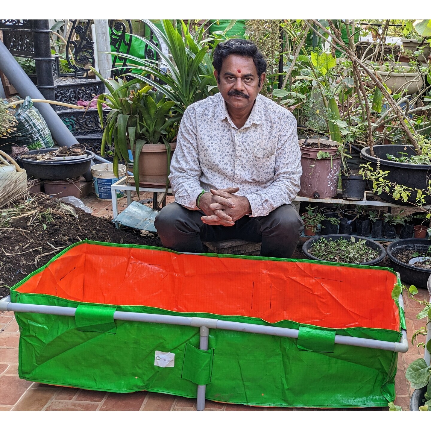 48x20x12 Inches - 220 GSM HDPE Rectagle Grow Bag