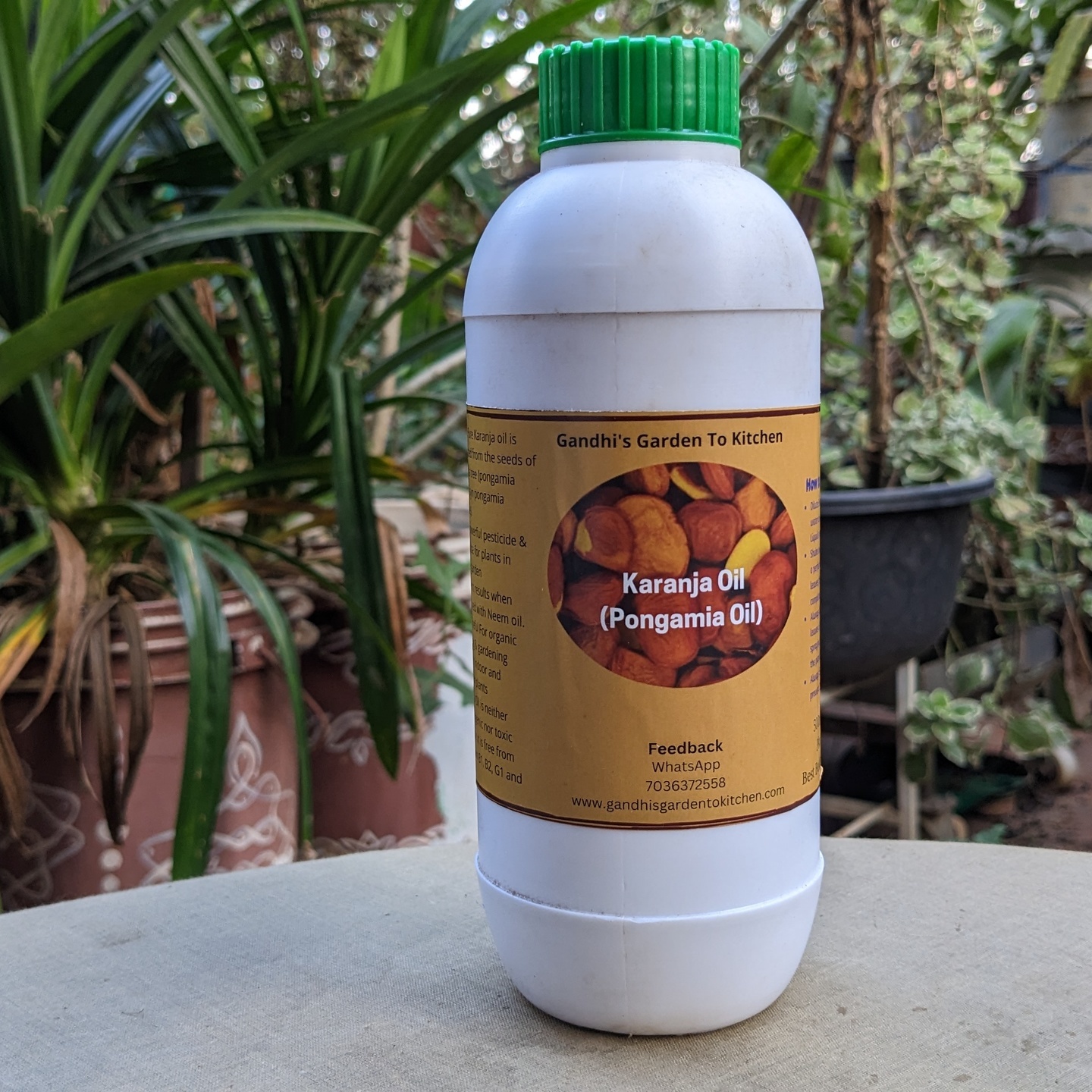 500ml Organic Karanja Oil Pongamia pinnata  Pesticide  Fungicide