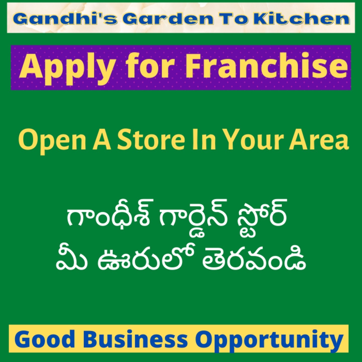Franchise Application Fee for Store Refundable
