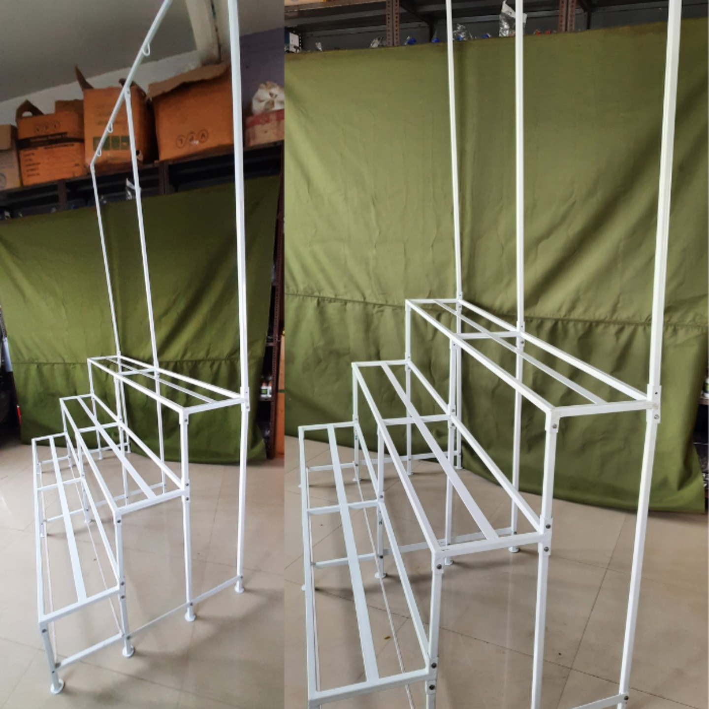 6 feet Three step Garden Stand Detachable Size in Inches 72LX34W X77H