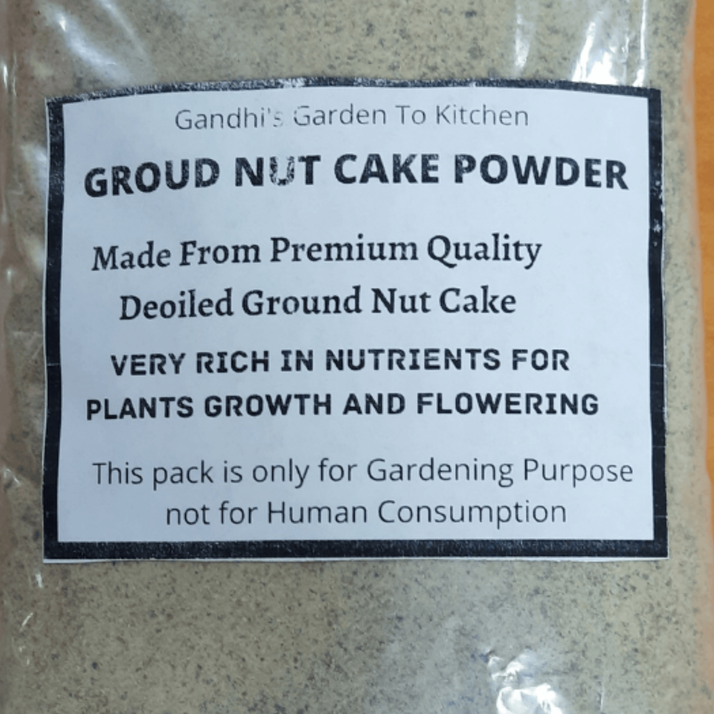 500gms Groundnut Oil Cake Powder Natural NPK Growth Promoter