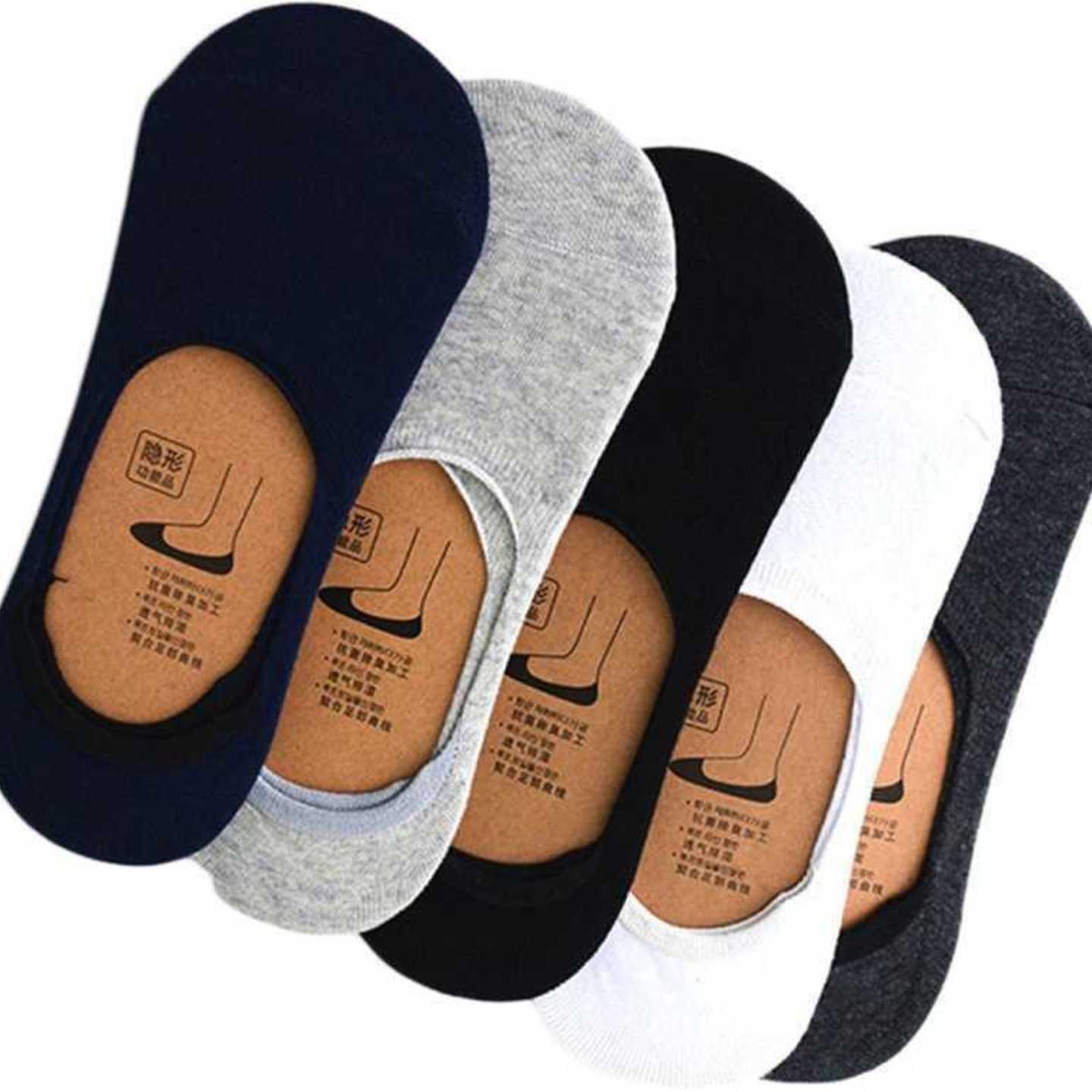 SAPIYU PRODUCTS Men Solid Low Cut, Peds/Footie/No-Show  (Pack of 5)